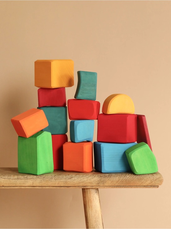 Grimms Other - Grimms colorful Waldorf Blocks
